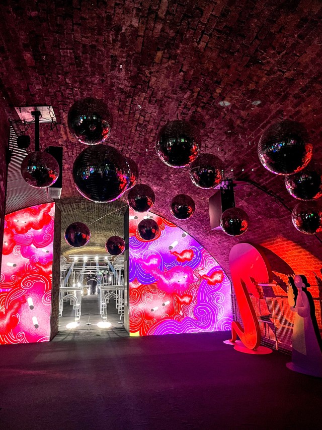 One of the Zones in the Delight Media Art Exhibition, London. 